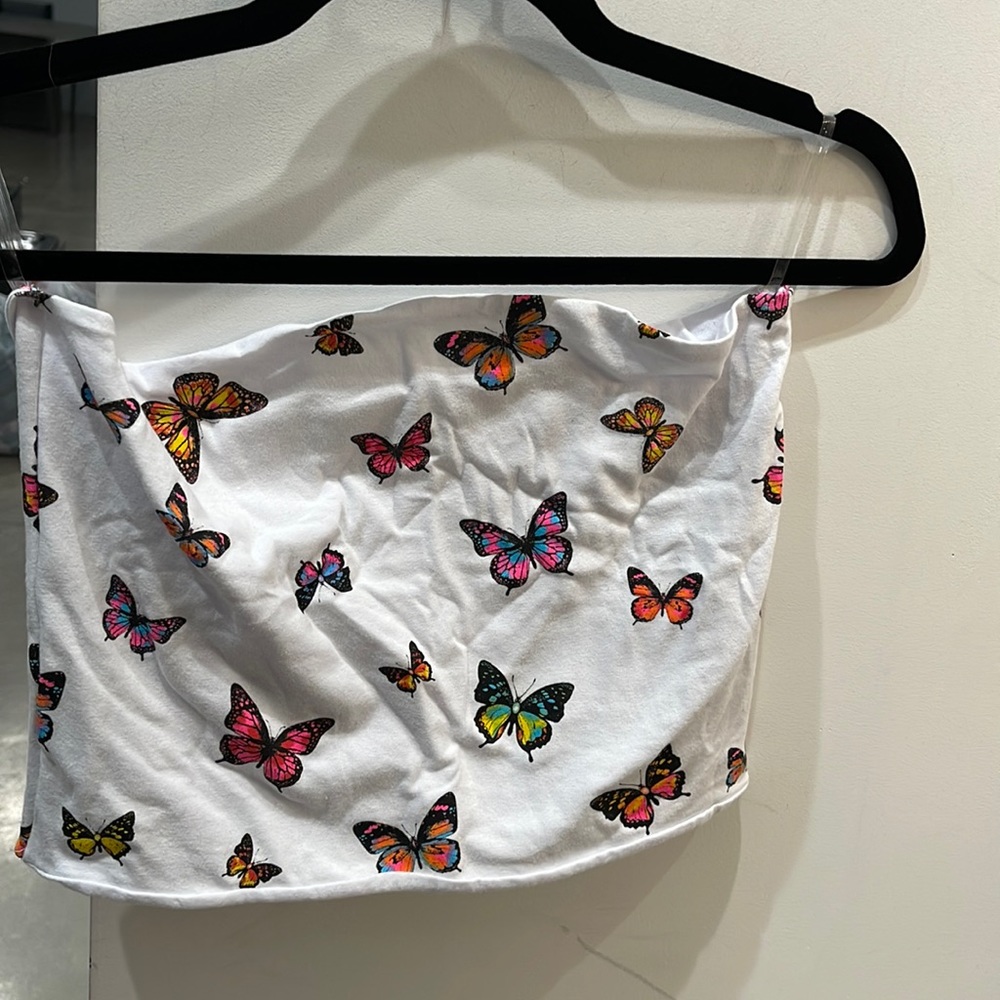 Butterfly tube top